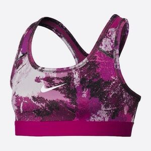 Nike Dri-Fit Kids Pink and Purple Sports Top